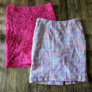 Two (2) Merona Pencil Skirts